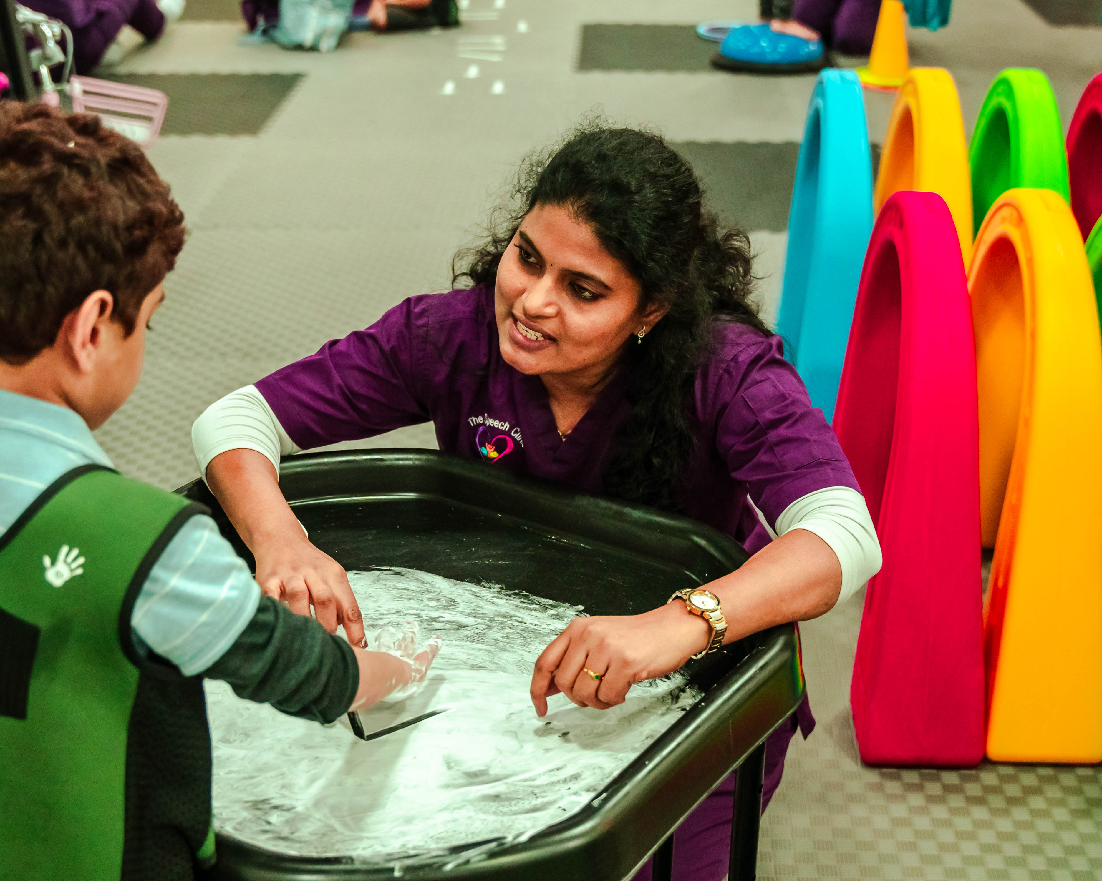 Sensory processing support for children in Dubai occupational therapy